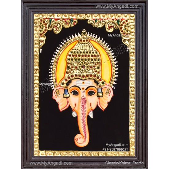 Ganesha face Tanjore Paintings