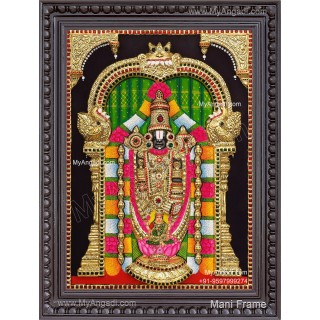 3d Balaji Lakshmi Tanjore Painting
