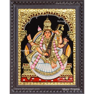 Saraswathi Tanjore Painting