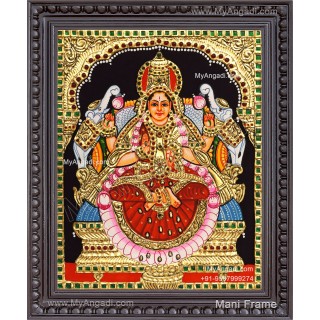 Gajalakshmi Tanjore Painting