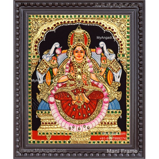 Gajalakshmi Tanjore Painting