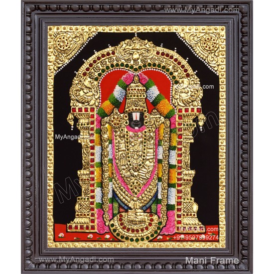 Venkateshwara  Swamy Tanjore Painting
