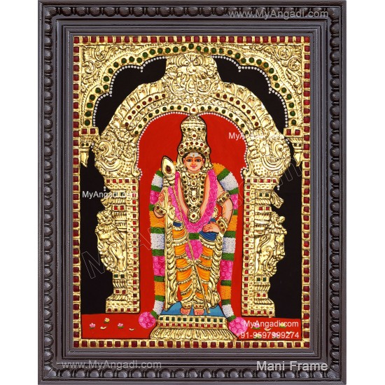 Karthikeya Swamy Tanjore Painting