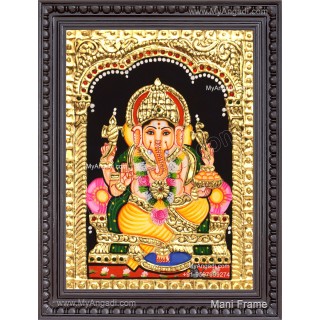 Ganapathi Tanjore Painting 