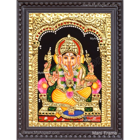 Ganapathi Tanjore Painting 