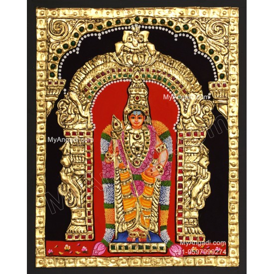 Karthikeya Swamy Tanjore Painting