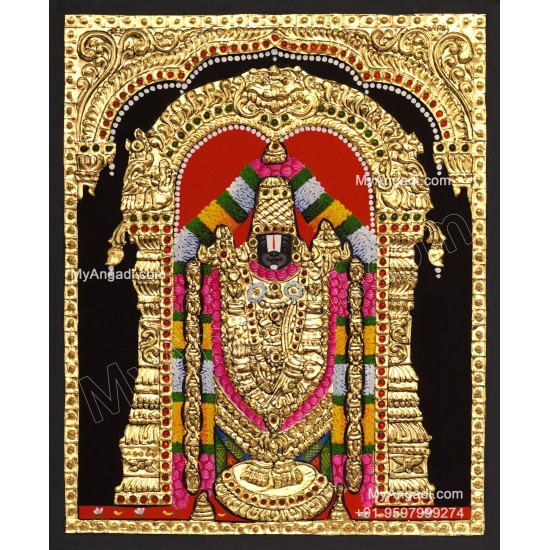 Venkatachalapathy  Tanjore Painting