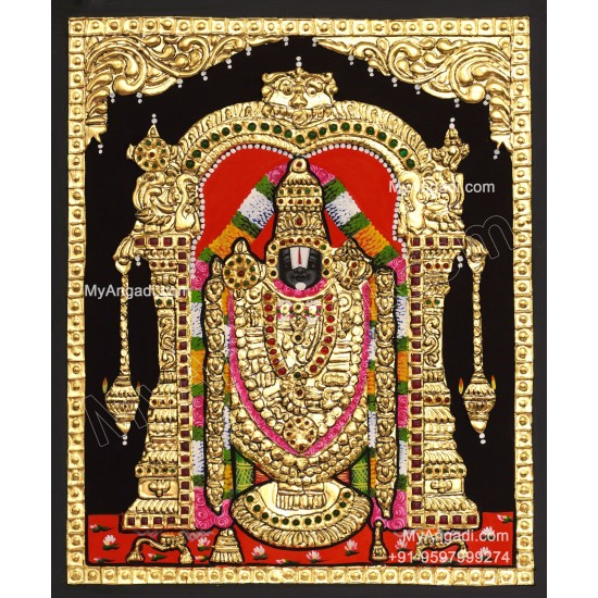 Venkatachalapathy  Tanjore Painting