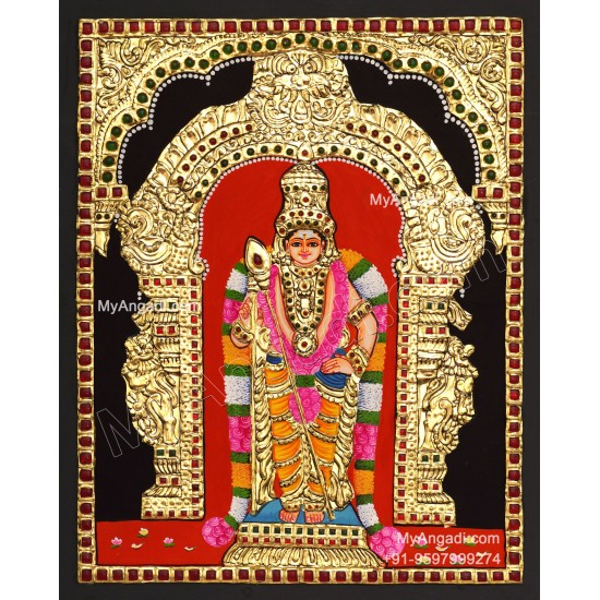 Karthikeya Swamy Tanjore Painting