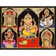 5 Panel  Tanjore Painting