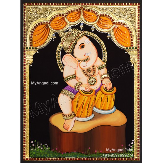 Ganesha Tajore Paintings