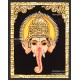 Ganesha face Tanjore Painting