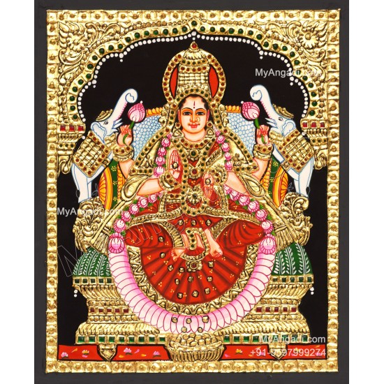 5 Set Ganesha Murugan Balaji Lakshmi Saraswathi Tanjore painting