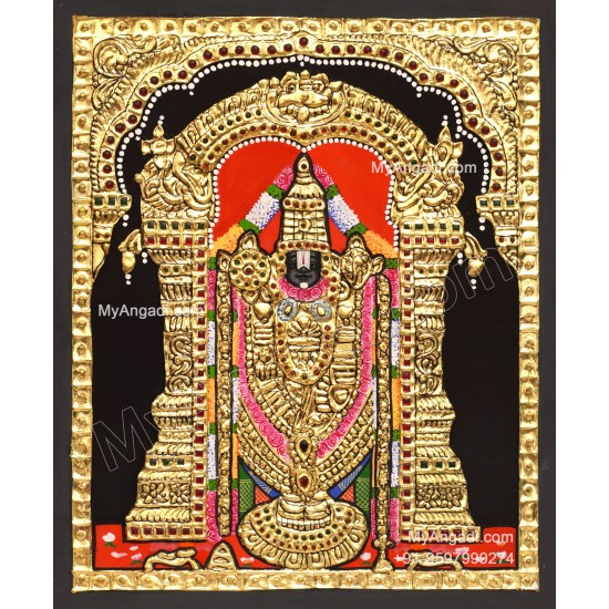 5 Set Ganesha Murugan Balaji Lakshmi Saraswathi Tanjore painting