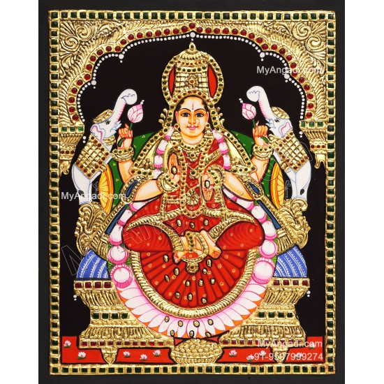 5 Set Ganesha Murugan Balaji Lakshmi Saraswathi Tanjore painting