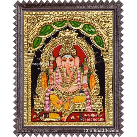 Ganesha Tanjore Painting