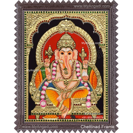 Ganesha Tanjore Painting