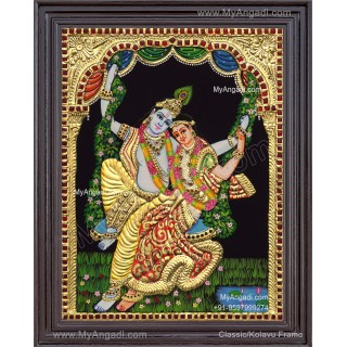 Radha Krishna Tanjore Painting
