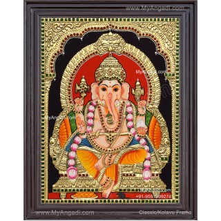 Ganesha Tanjore Painting