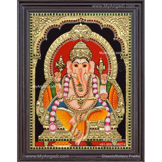 Ganesha Tanjore Painting