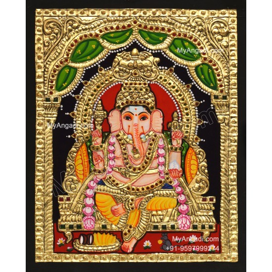 Ganesha Tanjore Painting
