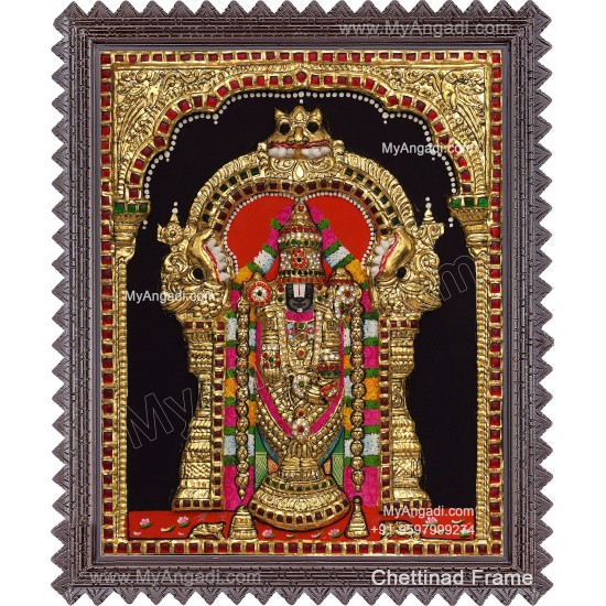Balaji 3d Tanjore Painting