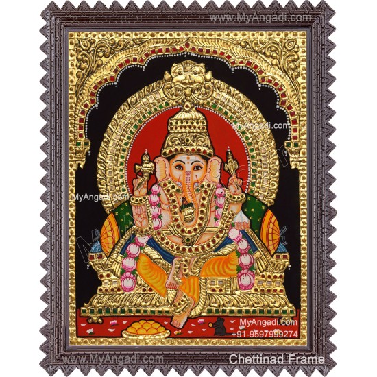 Ganesha Tanjore Painting Ganesha Tanjore Painting