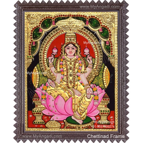 Iswarya Lakshmi Tanjore Painting