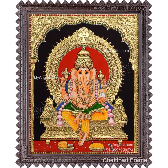 Ganapathi Tanjore Painting Ganapathi Tanjore Painting