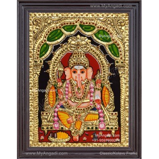 Ganesha Tanjore Painting