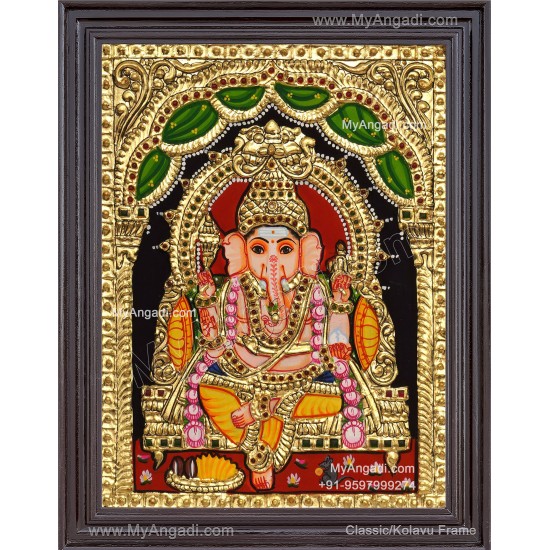 Ganesha Tanjore Painting Ganesha Tanjore Painting
