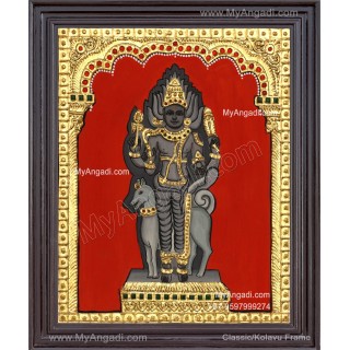 Kala Bairavar Tanjore Painting