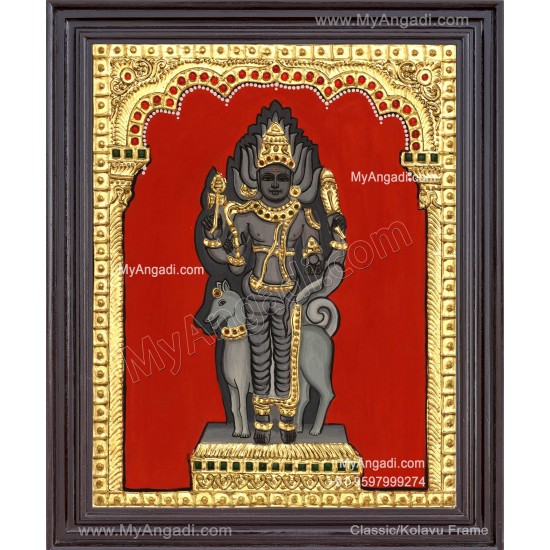 Kala Bairavar Tanjore Painting
