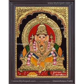 Ganesha Tanjore Painting
