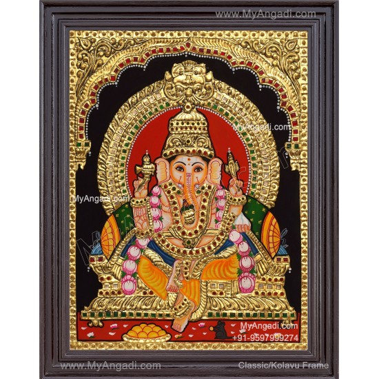 Ganesha Tanjore Painting Ganesha Tanjore Painting