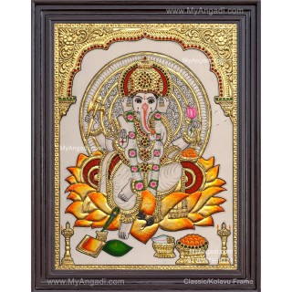 Ganesha Tanjore Painting