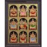 Ashta Lakshmi Tanjore Painting, AshtaLakshmi Tanjore Painting