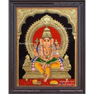 Ganapathi Tanjore Painting 