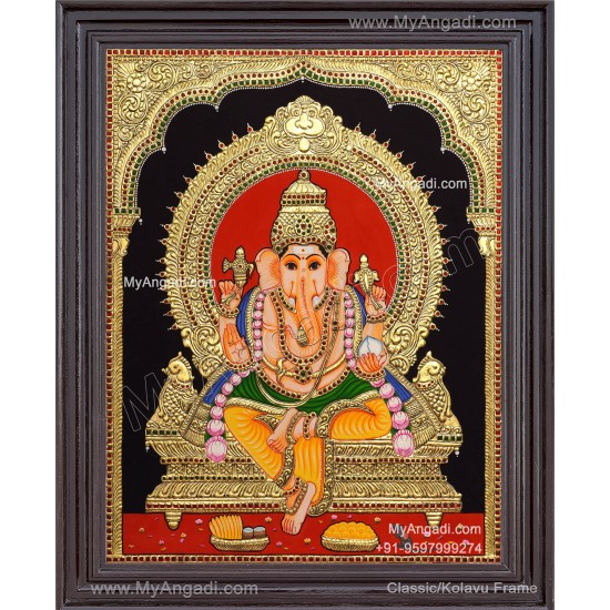 Ganapathi Tanjore Painting Ganapathi Tanjore Painting
