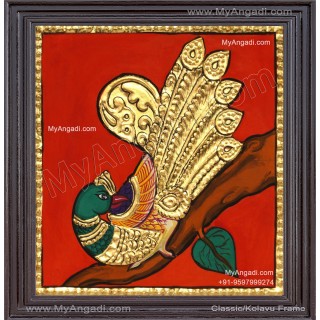 Peacock Tanjore Painting