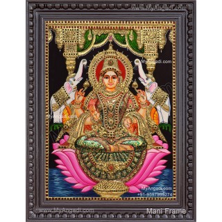 Gajalakshmi Tanjore Painting