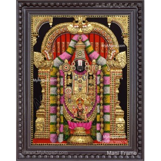 3d Balaji Lakshmi Tanjore Painting