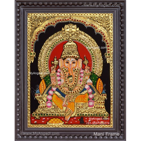 Ganesha Tanjore Painting Ganesha Tanjore Painting
