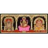 3 Panel  Lakshmi Ganesha Saraswathi Tanjore Painting