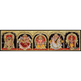 5 Panel Tanjore Painting
