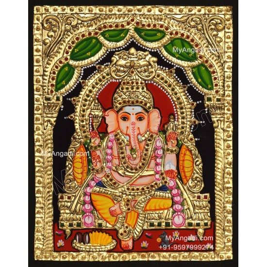 Ganesha Tanjore Painting Ganesha Tanjore Painting