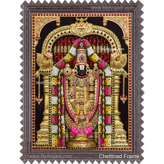 Balaji 3d Tanjore Painting