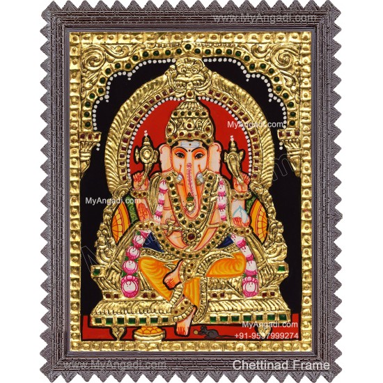 Ganesha Tanjore Painting