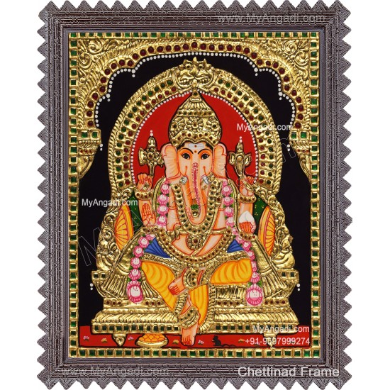 Ganesha Tanjore Painting