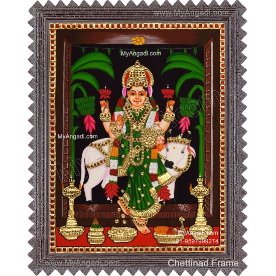 Grahalakshmi Tanjore Painting